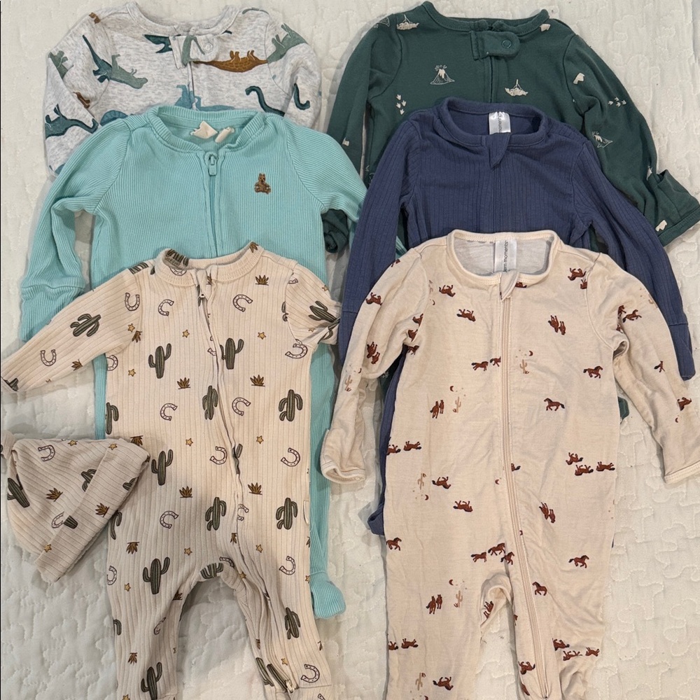 *Bundle* Baby Zip Up Onsies (6pc)